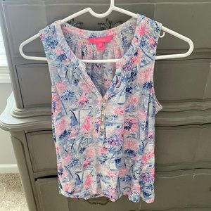 Lilly Pulitzer fireworks shirt